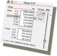 iDelay 0.97 für Mac OS X